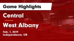 Central  vs West Albany  Game Highlights - Feb. 1, 2019