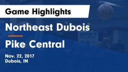 Northeast Dubois  vs Pike Central  Game Highlights - Nov. 22, 2017