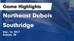 Northeast Dubois  vs Southridge  Game Highlights - Dec. 16, 2017
