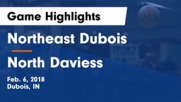 Northeast Dubois  vs North Daviess  Game Highlights - Feb. 6, 2018