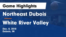 Northeast Dubois  vs White River Valley Game Highlights - Dec. 8, 2018