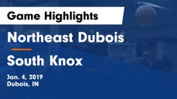 Northeast Dubois  vs South Knox  Game Highlights - Jan. 4, 2019