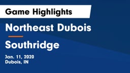 Northeast Dubois  vs Southridge  Game Highlights - Jan. 11, 2020