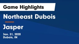 Northeast Dubois  vs Jasper  Game Highlights - Jan. 31, 2020