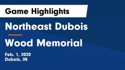 Northeast Dubois  vs Wood Memorial  Game Highlights - Feb. 1, 2020