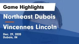 Northeast Dubois  vs Vincennes Lincoln  Game Highlights - Dec. 29, 2020