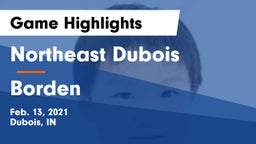 Northeast Dubois  vs Borden  Game Highlights - Feb. 13, 2021