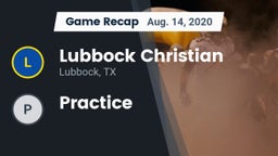Recap: Lubbock Christian  vs. Practice 2020