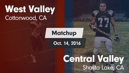 Matchup: West Valley High vs. Central Valley  2016