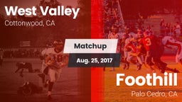 Matchup: West Valley High vs. Foothill  2017