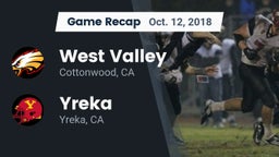 Recap: West Valley  vs. Yreka  2018