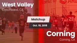 Matchup: West Valley High vs. Corning  2018