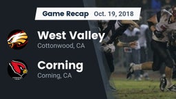 Recap: West Valley  vs. Corning  2018