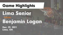 Lima Senior  vs Benjamin Logan  Game Highlights - Dec. 29, 2021