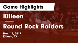 Killeen  vs Round Rock Raiders Game Highlights - Nov. 16, 2019