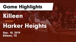 Killeen  vs Harker Heights  Game Highlights - Dec. 10, 2019