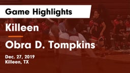 Killeen  vs Obra D. Tompkins  Game Highlights - Dec. 27, 2019