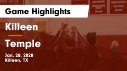 Killeen  vs Temple Game Highlights - Jan. 28, 2020