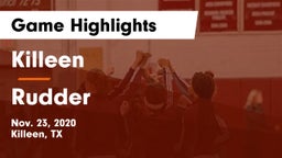 Killeen  vs Rudder  Game Highlights - Nov. 23, 2020