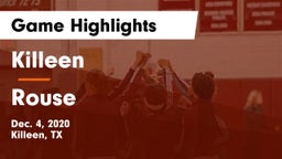 Killeen  vs Rouse  Game Highlights - Dec. 4, 2020