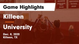 Killeen  vs University  Game Highlights - Dec. 8, 2020