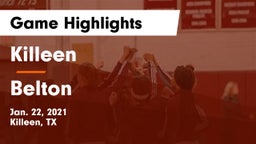 Killeen  vs Belton  Game Highlights - Jan. 22, 2021