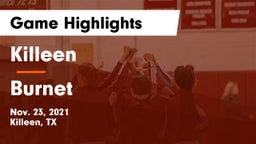Killeen  vs Burnet  Game Highlights - Nov. 23, 2021