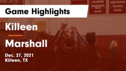 Killeen  vs Marshall  Game Highlights - Dec. 27, 2021