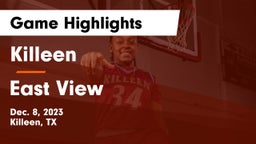 Killeen  vs East View  Game Highlights - Dec. 8, 2023