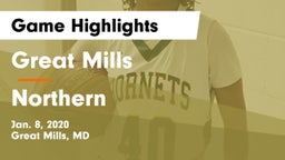 Great Mills vs Northern  Game Highlights - Jan. 8, 2020