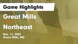 Great Mills vs Northeast  Game Highlights - Dec. 11, 2023