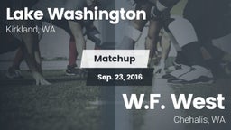 Matchup: Lake Washington vs. W.F. West  2016
