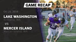 Recap: Lake Washington  vs. Mercer Island  2016