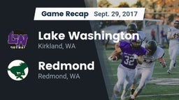 Recap: Lake Washington  vs. Redmond  2017