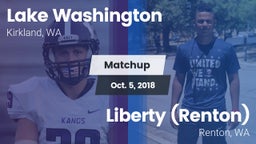 Matchup: Lake Washington vs. Liberty  (Renton) 2018