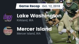 Recap: Lake Washington  vs. Mercer Island  2018
