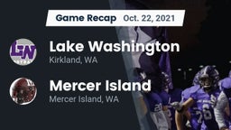 Recap: Lake Washington  vs. Mercer Island  2021