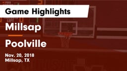 Millsap  vs Poolville  Game Highlights - Nov. 20, 2018