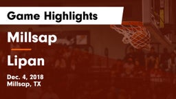 Millsap  vs Lipan  Game Highlights - Dec. 4, 2018