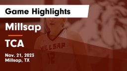 Millsap  vs TCA Game Highlights - Nov. 21, 2023