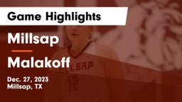 Millsap  vs Malakoff Game Highlights - Dec. 27, 2023