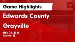 Edwards County  vs Grayville Game Highlights - Nov 24, 2016