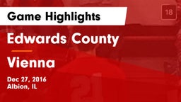 Edwards County  vs Vienna  Game Highlights - Dec 27, 2016