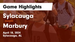 Sylacauga   vs Marbury  Game Highlights - April 18, 2024