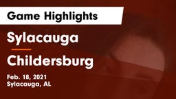 Sylacauga  vs Childersburg  Game Highlights - Feb. 18, 2021