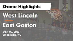 West Lincoln  vs East Gaston  Game Highlights - Dec. 28, 2023