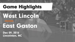 West Lincoln  vs East Gaston  Game Highlights - Dec 09, 2016