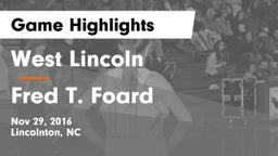 West Lincoln  vs Fred T. Foard  Game Highlights - Nov 29, 2016