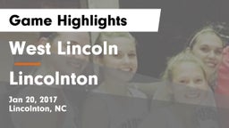West Lincoln  vs Lincolnton  Game Highlights - Jan 20, 2017