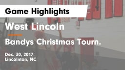 West Lincoln  vs Bandys Christmas Tourn. Game Highlights - Dec. 30, 2017